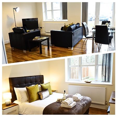 Luxury 2 Bed 2 Bath - Free Parking - 5Min To Airport - Sleeps 6 Lejlighed Ashford  Eksteriør billede